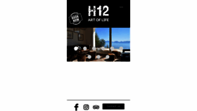 What Hotel12.at website looked like in 2017 (6 years ago)