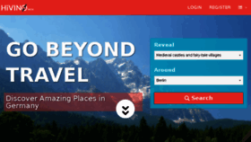 What Hivino.travel website looked like in 2017 (6 years ago)