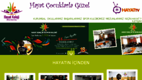 What Hayatkoleji.com website looked like in 2017 (6 years ago)