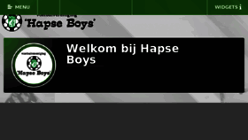 What Hapseboys.nl website looked like in 2017 (6 years ago)