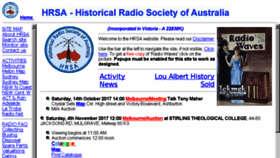 What Hrsa.asn.au website looked like in 2017 (6 years ago)