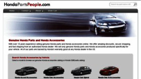 What Hondapartspeople.com website looked like in 2017 (6 years ago)