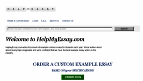 What Helpmyessay.com website looked like in 2017 (6 years ago)