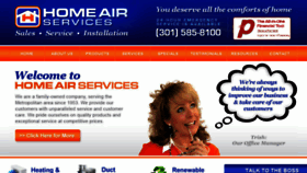 What Homeairservices.com website looked like in 2017 (6 years ago)