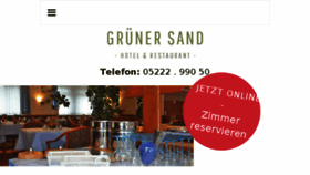 What Hotel-gruener-sand.de website looked like in 2017 (6 years ago)