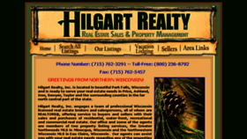 What Hilgartrealty.com website looked like in 2017 (6 years ago)
