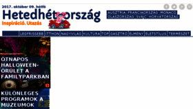 What Hetedhetorszag.hu website looked like in 2017 (6 years ago)