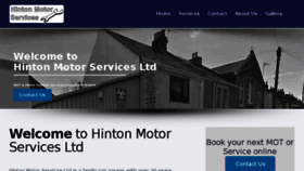 What Hintonmotorservices.co.uk website looked like in 2017 (6 years ago)