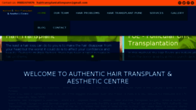 What Hairtransplantationpune.com website looked like in 2017 (6 years ago)