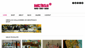 What Herzfrisch.de website looked like in 2017 (6 years ago)