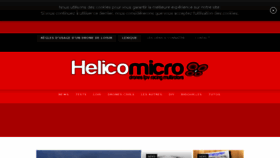 What Helicomicro.com website looked like in 2017 (6 years ago)