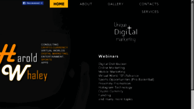 What Haroldwhaley.com website looked like in 2017 (6 years ago)