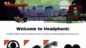 What Headphonic.com.au website looked like in 2017 (6 years ago)