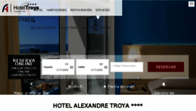 What Hoteltroyatenerife.com website looked like in 2017 (6 years ago)
