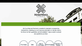 What Homewardlegal.co.uk website looked like in 2017 (6 years ago)