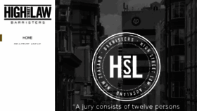 What Highstreetlaw.co.nz website looked like in 2017 (6 years ago)