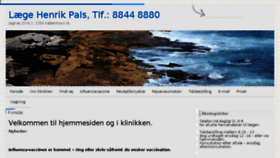 What Henrikpals.dk website looked like in 2017 (6 years ago)