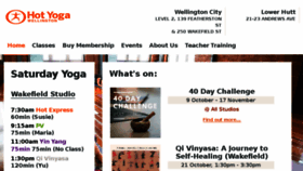 What Hotyogawellington.co.nz website looked like in 2017 (8 years ago)