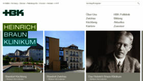 What Heinrich-braun-klinikum.de website looked like in 2017 (7 years ago)