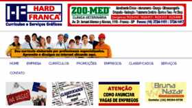 What Hardfranca.com.br website looked like in 2017 (6 years ago)