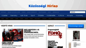 What Hirlap.eu website looked like in 2017 (6 years ago)