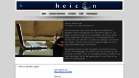 What Heicon.de website looked like in 2017 (6 years ago)