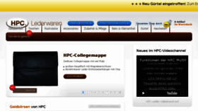 What Hpc-leder.de website looked like in 2017 (6 years ago)