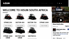 What Hisun.co.za website looked like in 2017 (6 years ago)