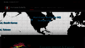 What Hurricanebutterflyresearch.com website looked like in 2017 (6 years ago)