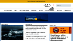 What Halifaxtoday.ca website looked like in 2017 (6 years ago)