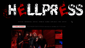 What Hellpress.com website looked like in 2017 (6 years ago)