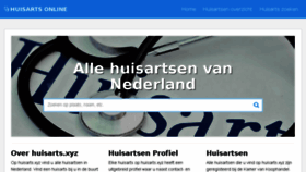 What Huisarts.xyz website looked like in 2017 (6 years ago)