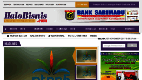 What Halobisnis.com website looked like in 2017 (6 years ago)