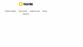 What Homie.rent website looked like in 2017 (6 years ago)