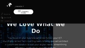 What Haimsait.co.za website looked like in 2017 (6 years ago)