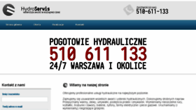 What Hydraulik-warszawski.pl website looked like in 2017 (6 years ago)