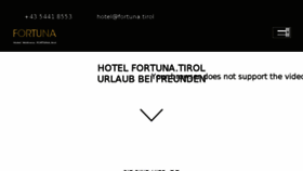 What Hotelfortuna.at website looked like in 2017 (6 years ago)