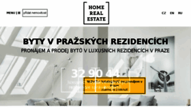 What Homerealestate.cz website looked like in 2017 (6 years ago)