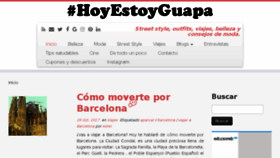 What Hoyestoyguapa.com website looked like in 2017 (6 years ago)