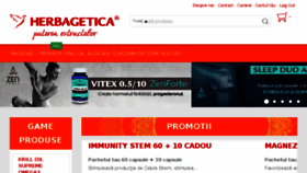 What Herbagetica.ro website looked like in 2017 (6 years ago)