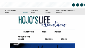 What Hojoslifeadventures.com website looked like in 2017 (6 years ago)