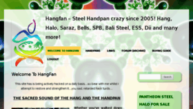 What Hangfan.co.uk website looked like in 2017 (6 years ago)