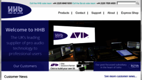 What Hhb.co.uk website looked like in 2017 (6 years ago)