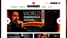 What Hohnerusa.com website looked like in 2017 (6 years ago)