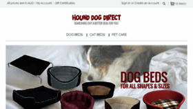 What Hounddogdirect.com.au website looked like in 2017 (6 years ago)