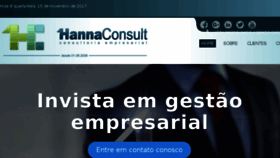 What Hannaconsult.com.br website looked like in 2017 (6 years ago)