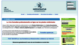 What Hippocratus.com website looked like in 2017 (6 years ago)