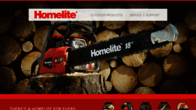 What Homelite.com website looked like in 2017 (6 years ago)
