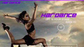 What Hardance.com website looked like in 2017 (6 years ago)