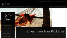 What Honeymoonworldwide.in website looked like in 2017 (6 years ago)
